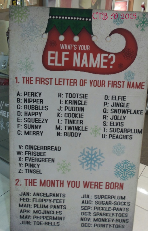 Make your Selfie  Elfie. What would your name be?
